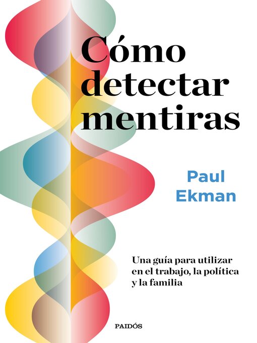 Title details for Cómo detectar mentiras by Paul Ekman - Available